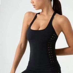 Gigi C Jillian Lasercut Tank
